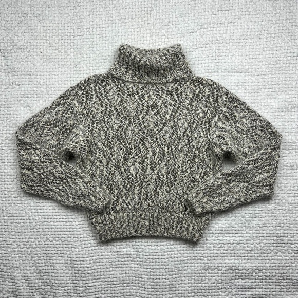 Vintage Knit Mohair Turtleneck Sweater - Picture 2 of 7